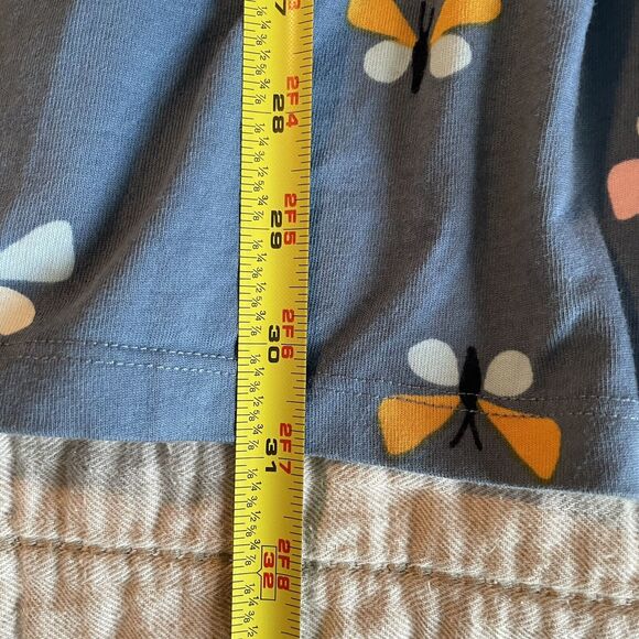 Hanna Andersson Girl’s Fable Playdress Sz 10 Blue Butterflies Casual School - Picture 9 of 10